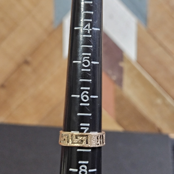 1882 Victorian Vintage Mourning Ring Enlaced Woth Human Hair - Picture 3 of 8